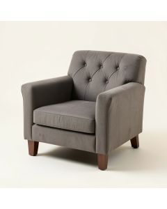Ulises 32.28 '' Wide Tufted Polyester Armchair (synthetic illustration; no displayed measurements)