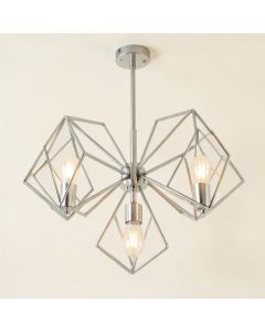 Rennes Unique / Statement Geometric Chandelier (synthetic illustration; no displayed measurements)
