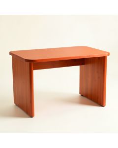 Ridge Bend Writing Desk - Terracotta (synthetic illustration; no displayed measurements)