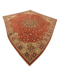Oriental Hand-Knotted Plum Area Rug (synthetic illustration; no displayed measurements)