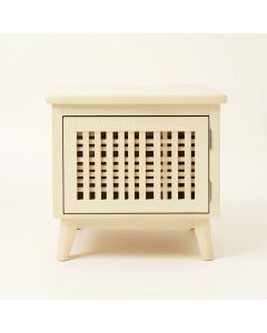 Olive Edge Nightstand - Cream (synthetic illustration; no displayed measurements)