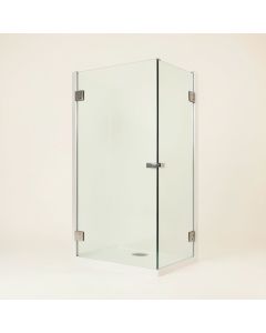 56 '' - 60 '' W X 62 '' H Door Opening Frameless Tub Door (synthetic illustration; no displayed measurements)