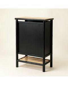 Brook Crest Freestanding Laundry Folding Counter - Black (synthetic illustration; no displayed measurements)