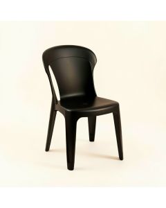 Linden Branch Small Chair - Black (synthetic illustration; no displayed measurements)