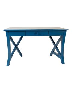 Wren Arc Writing Desk - Blue (synthetic illustration; no displayed measurements)