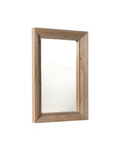 Cottage Modern & Contemporary Beveled Distressed Accent Mirror