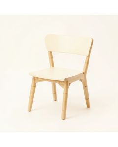 Dune Bend Small Chair - Cream (synthetic illustration; no displayed measurements)