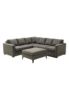 Longwood 84 '' Wide Reversible Modular Corner Sectional With Ottoman