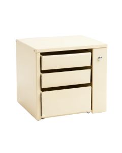 Dawn Dell Small-Parts Storage Drawer Cabinet - Cream (synthetic illustration; no displayed measurements)