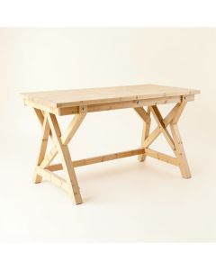 Dune Crossing Empty Workshop Workbench - Beige (synthetic illustration; no displayed measurements)