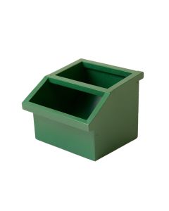Hazel Bluff Low Toy Storage Unit - Green (synthetic illustration; no displayed measurements)
