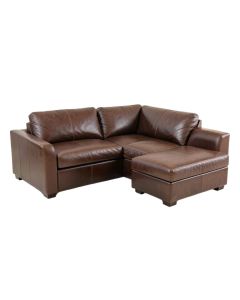 Spuyten 109 '' Wide Faux Leather Right Hand Facing Sofa & Chaise