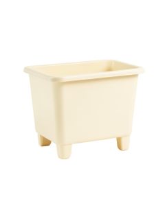 Harbor Bluff Empty Raised Planter - Cream (synthetic illustration; no displayed measurements)