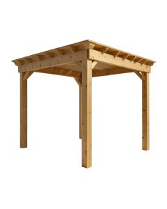 10 Ft. W X 12 Ft. D Solid Wood Pergola