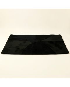 Glen Crest Rectangular Area Rug - Black (synthetic illustration; no displayed measurements)