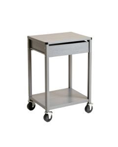 Alder Bluff Empty Rolling Workshop Cart - Gray (synthetic illustration; no displayed measurements)