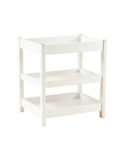 Spruce Bend Empty Countertop Canister Rack - White (synthetic illustration; no displayed measurements)