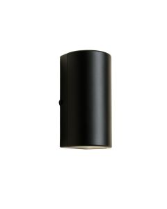 Hiers 1 - Light Dimmable Black Armed Sconce