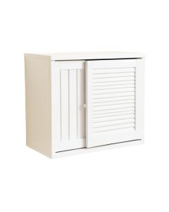 Stone Bend Wall-Mounted Entry Cabinet - White