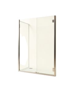 55 '' - 60 '' W X 76 '' H Double Sliding Frameless Shower Door