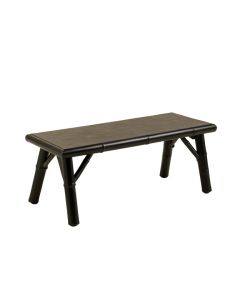 Moss Falls Indoor Bench - Black (synthetic illustration; no displayed measurements)