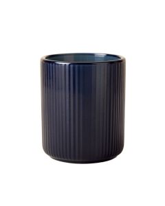 Field Bridge Empty Candle Holder - Navy (synthetic illustration; no displayed measurements)