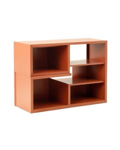 Brook Brook Desktop Shelving Unit - Terracotta