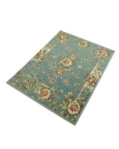 Matheny Floral Teal Indoor/Outdoor Area Rug (synthetic illustration; no displayed measurements)