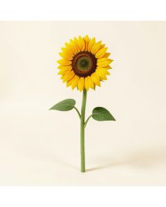 Full Bloom Sunflower Stem (synthetic illustration; no displayed measurements)