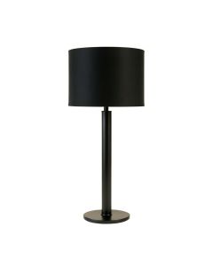 Olive Brook Floor Lamp With A Plain Fabric Shade - Black (synthetic illustration; no displayed measurements)
