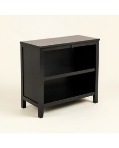 Breakwater Bay Console Table Drawer Shelves Sofa Accent Table Entryway Hallway Black (synthetic illustration; no displayed measurements)