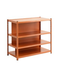 Wren Crossing Desktop Shelving Unit - Terracotta (synthetic illustration; no displayed measurements)