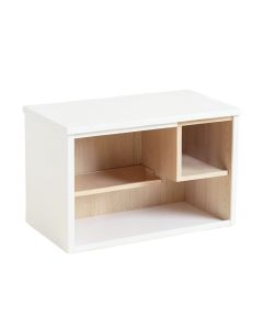 Elm Bend Empty Countertop Canister Rack - White (synthetic illustration; no displayed measurements)