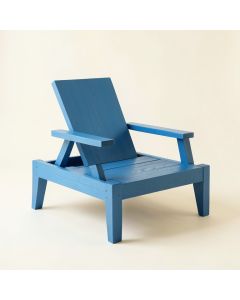 Brook Bridge Outdoor Lounge Chair - Blue (synthetic illustration; no displayed measurements)