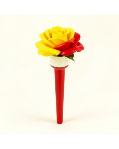Arlmont & Co. Solar Powered Rose Flower Stake Lights Garden Yard Outdoor Waterproof Fairy Lamp White (synthetic illustration; no displayed measurements)