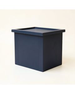 Elm Branch Closed Outdoor Storage Box - Navy (synthetic illustration; no displayed measurements)