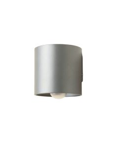 Hill Dale Wall Sconce Mounted On A Plain Wall - Gray