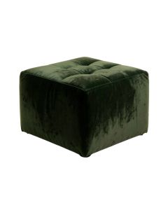 Chanson 15.5 '' Velvet Tufted Square Cube Ottoman