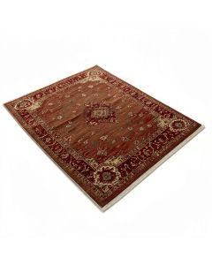 Lawanna Power Loom Brown/Red Rug (synthetic illustration; no displayed measurements)