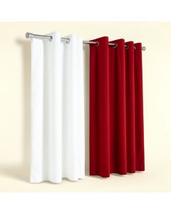 Doughton Solid Blackout Thermal Grommet Curtain Panels (synthetic illustration; no displayed measurements)