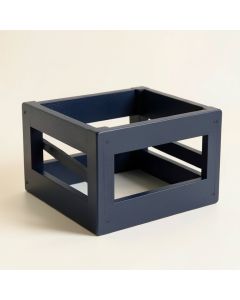 Bay Bridge Empty Furniture-Style Pet Crate - Navy (synthetic illustration; no displayed measurements)