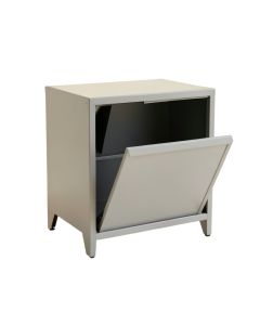Summit Crossing Freestanding Pull-Out Hamper Cabinet - Gray