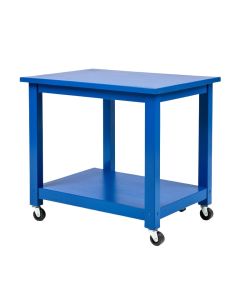 Cedar Branch Empty Rolling Workshop Cart - Blue (synthetic illustration; no displayed measurements)