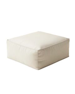Spectrum Solid Cotton Pouf Ottoman (synthetic illustration; no displayed measurements)
