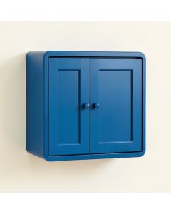 Bay Branch Wall-Mounted Entry Cabinet - Blue (synthetic illustration; no displayed measurements)