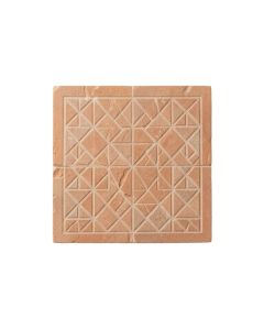 Cove Bend Uninstalled Square Decorative Tile - Terracotta