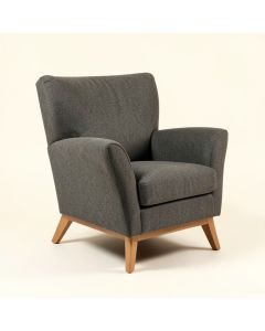 Lacombe 25 '' Wide Polyester Wingback Chair (synthetic illustration; no displayed measurements)