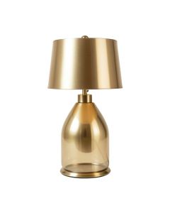 Colville 24 '' Clear Glass/Metallic Gold Table Lamp (synthetic illustration; no displayed measurements)