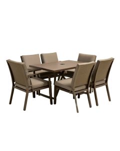 Meeks 7 Piece Dining Set With Cushions