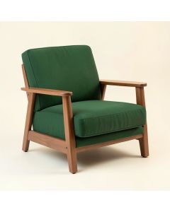 Hill Brook Upholstered Armchair - Green (synthetic illustration; no displayed measurements)